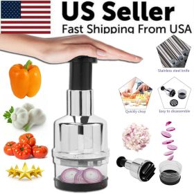 Food Hand Chopper Cutter Slicer Peeler Dicer
