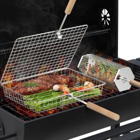 Grill Basket Set Stainless Steel  BBQ Tools