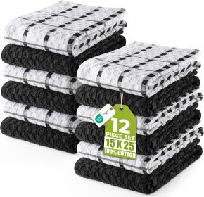 Towels - Kitchen Towels 12 Pack, 15 x 25 Inches