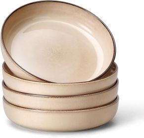 Pasta Bowls Set of 4, 35oz Large Salad Bowls