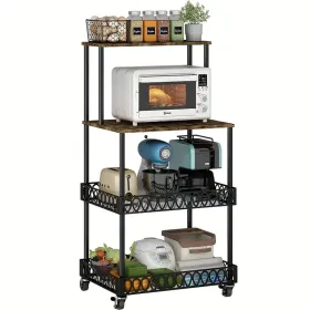 4 Tier Kitchen Baker Rack Coffee Bar Station