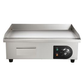 Commercial Electric Griddle, 21 x 11.8 inch, 1750W