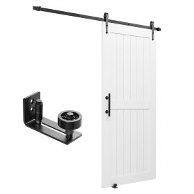 Sliding Barn Door, 36 x 84 inch, High-Strength MDF Panel, Barn Door with Hardware Kit