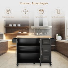 Kitchen Island & Kitchen Cart (Option: Defaulttitle)
