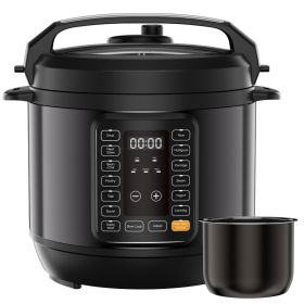 Electric Pressure Cooker (Option: Black  8QT)