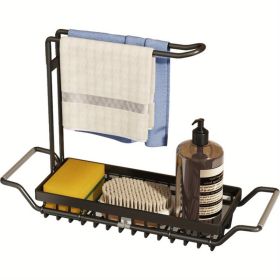 Expandable Kitchen Sink Caddy Organizer, Stainless Steel (Option: 1)