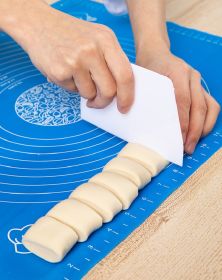 Non-Stick Silicone Dough Rolling Mat Sheet (Color: Blue)